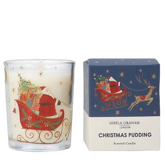 Santa Sleigh, Mini Scented Candle Jar 6cm *ETA Nov